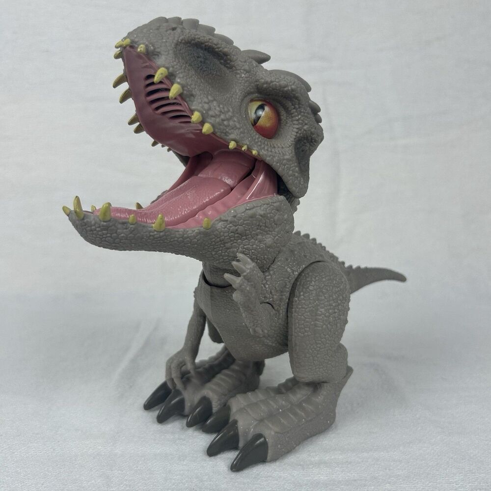 Jurassic World Camp Cretaceous Feeding Frenzy Indominus Rex Dinosaur Toy WORKs